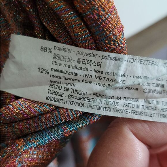 Zara Trafulac shimmer wrap top Size S - Picture 9 of 12